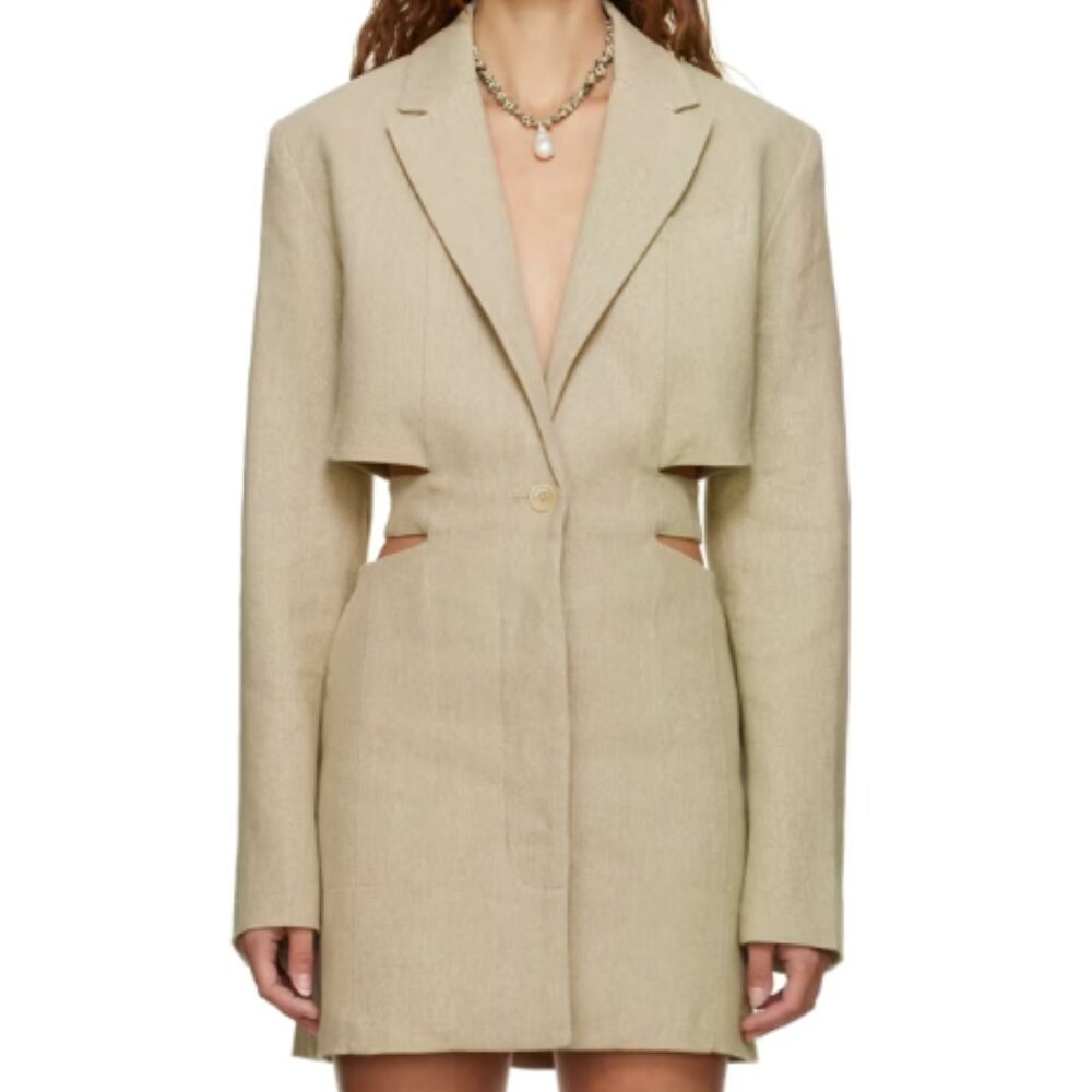 Jacquemus NWT La Robe Bari Blazer Minidress